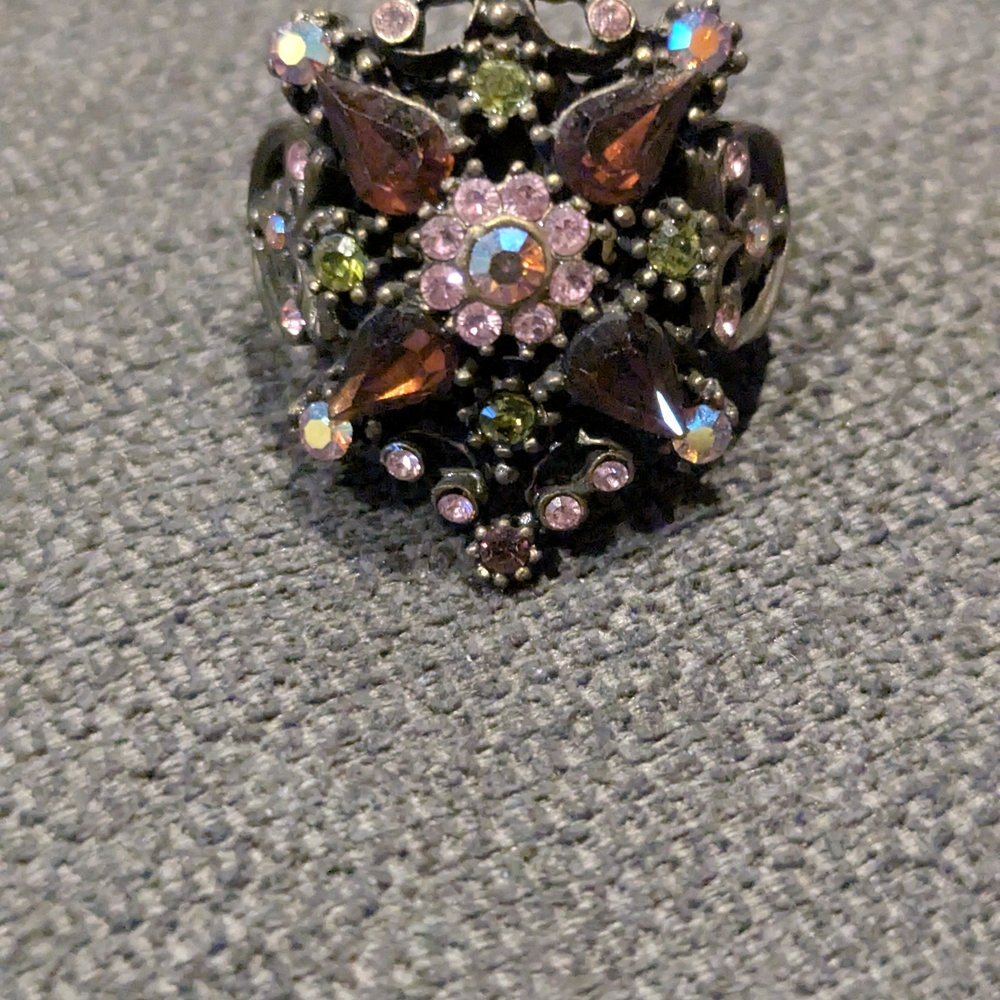 Elegant Multicolor Statement Ring - image 5